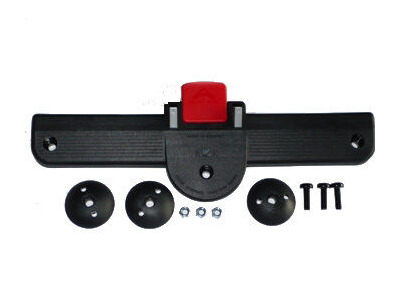 ALTURA KLICK RAIL WITH FIXINGS FOR ARRAN/SKYE/ORKNEY PANNIERS WITH RED Q/R BUTTON