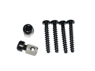 ALTURA SCREW & NIPPLE SET FOR H/BAR ADAPTER FOR ARRAN/SKYE/ORKNEY BAR BAGS WITH RED Q/R BUTTON
