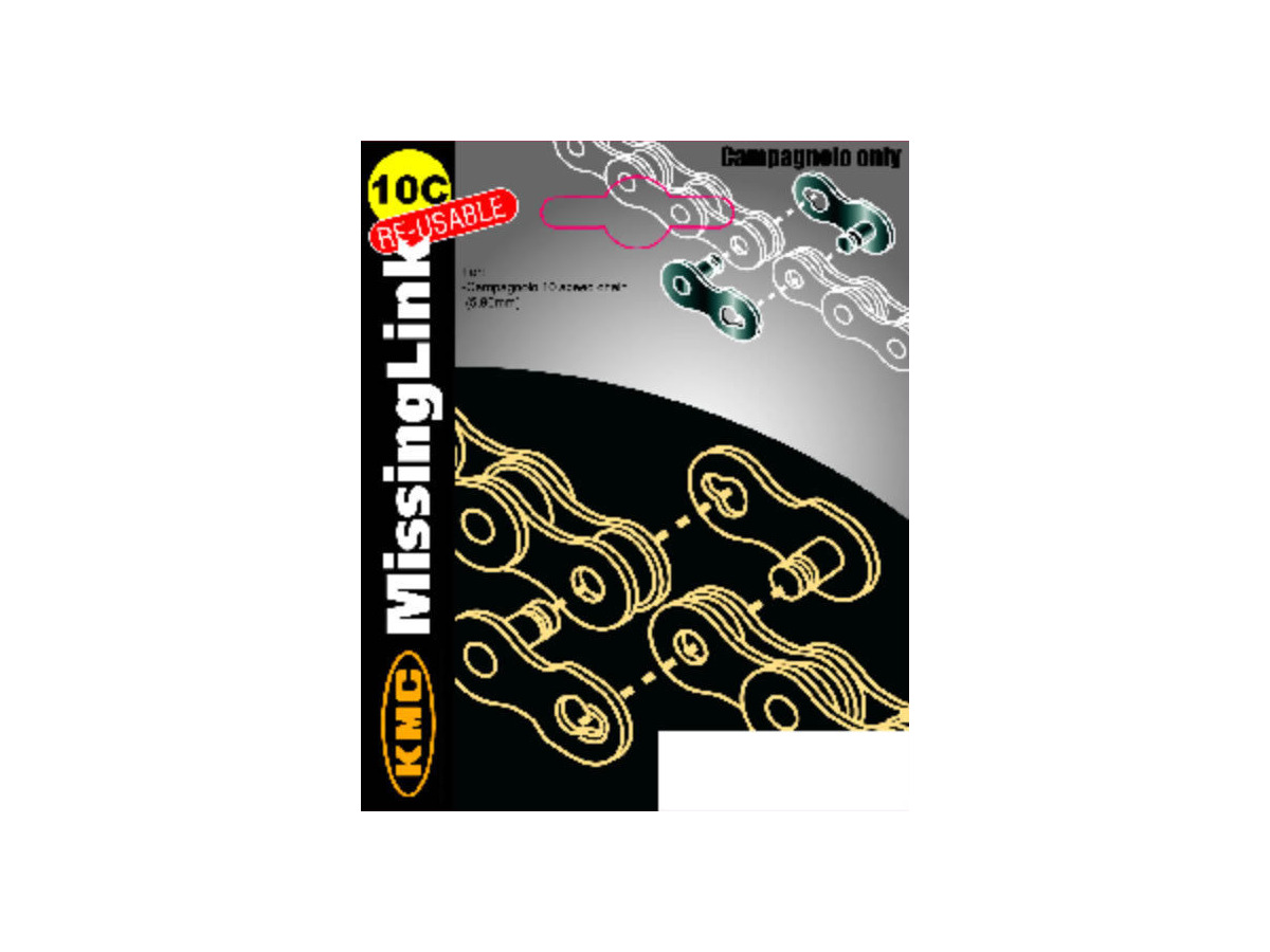 KMC Chains Missing Link - 10 Speed Campagnolo click to zoom image