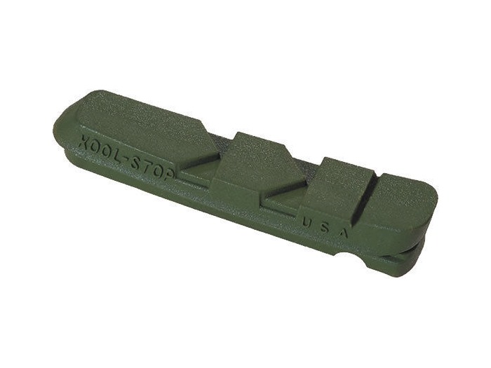 Kool Stop  Dura - Shimano Compatible Inserts Green (Ceramic) click to zoom image