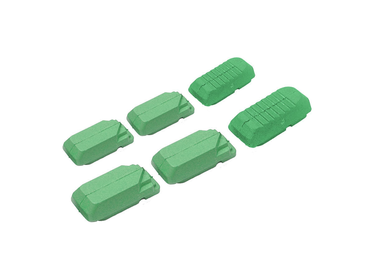 Kool Stop Tectronic V Type Replacement Inserts Green (Ceramic) click to zoom image