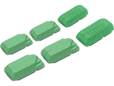 Kool Stop Tectronic V Type Replacement Inserts Green (Ceramic)