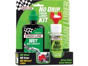 FINISH LINE No Drip Chain Luber Combo (4oz Wet Lube + No Drip Chain Luber) 4oz / 120ml