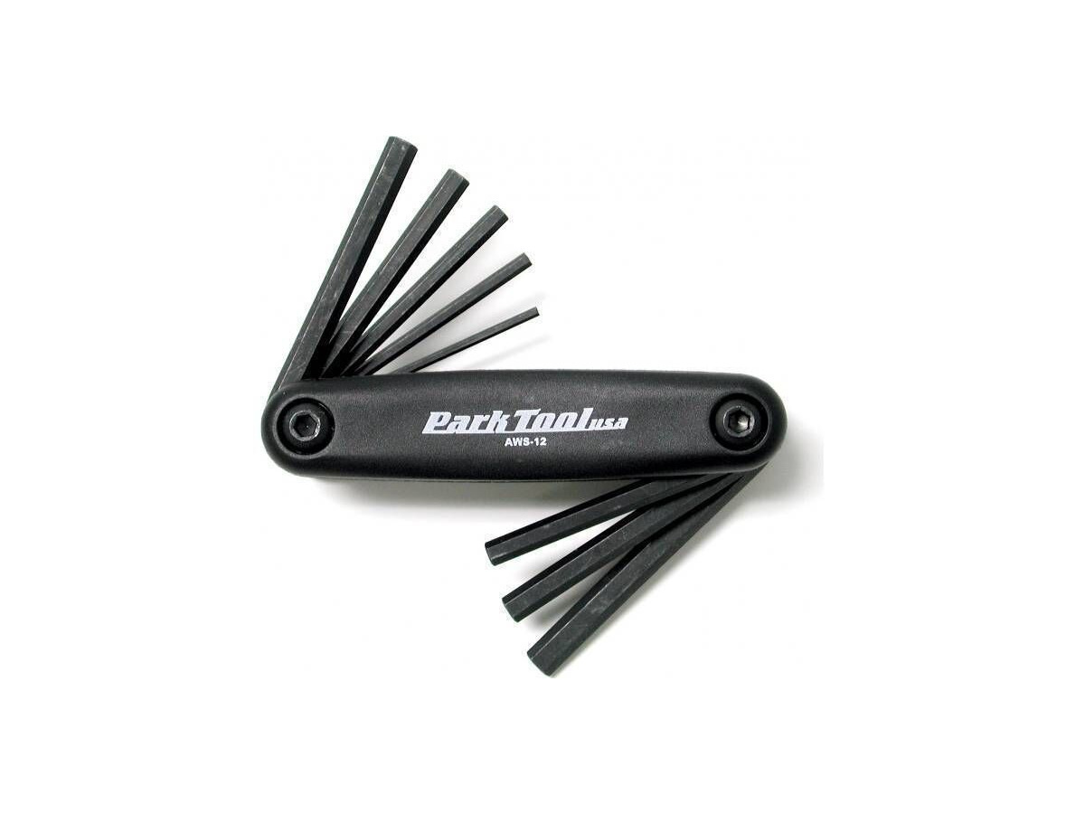 PARK Fold-up Hex wrench set: Metric & Imperial click to zoom image