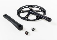 BROMPTON Black Edition 'Spider' crankset, LH & RH complete