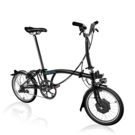 BROMPTON Electric C Line Explore Mid Bar  Black  click to zoom image