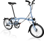 BROMPTON C Line Urban - Mid Cloud Blue  click to zoom image