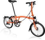 BROMPTON C Line Urban - Low Fire Coral  click to zoom image