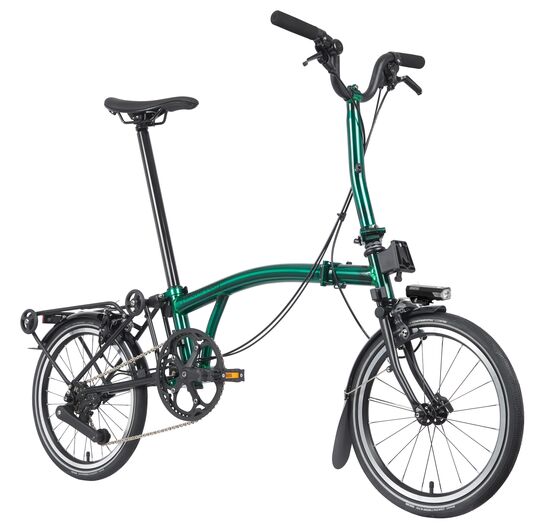 BROMPTON P Line Emerald Green Lacquer Mid Rise click to zoom image