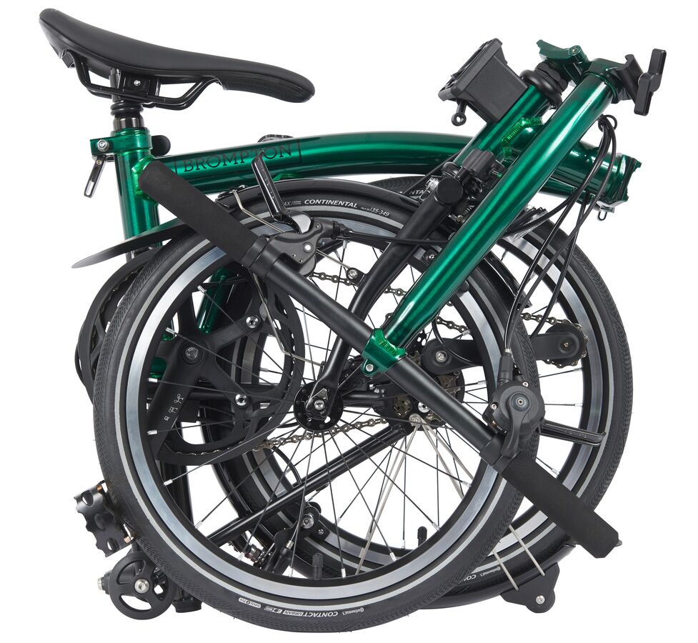 BROMPTON P Line Emerald Green Lacquer Low Rise 2023 :: £2380.00 :: Folding  Bikes :: Brompton P-Line :: Compton Cycles, London Brompton folding bikes  specialist