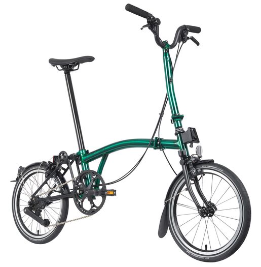 BROMPTON P Line Emerald Green Lacquer High Rise click to zoom image