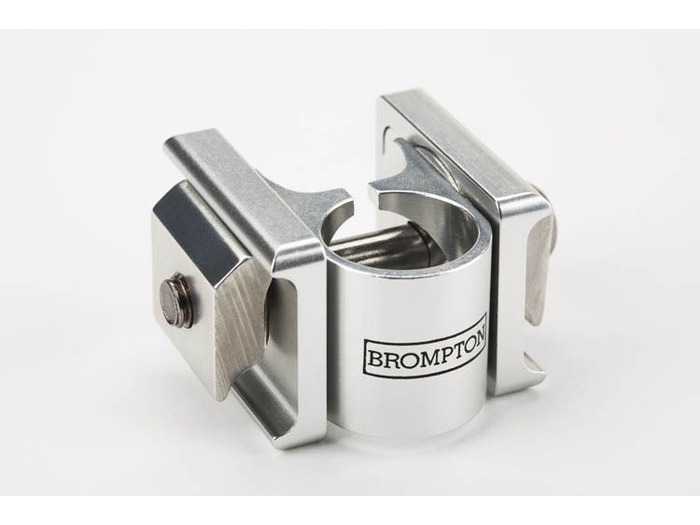 BROMPTON Pentaclip Saddle Clamp Silver click to zoom image