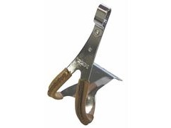 MKS Steel Toe Clips With Leather Medium