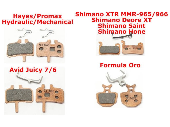 Kool Stop Sintered Discs For Various Brakes click to zoom image