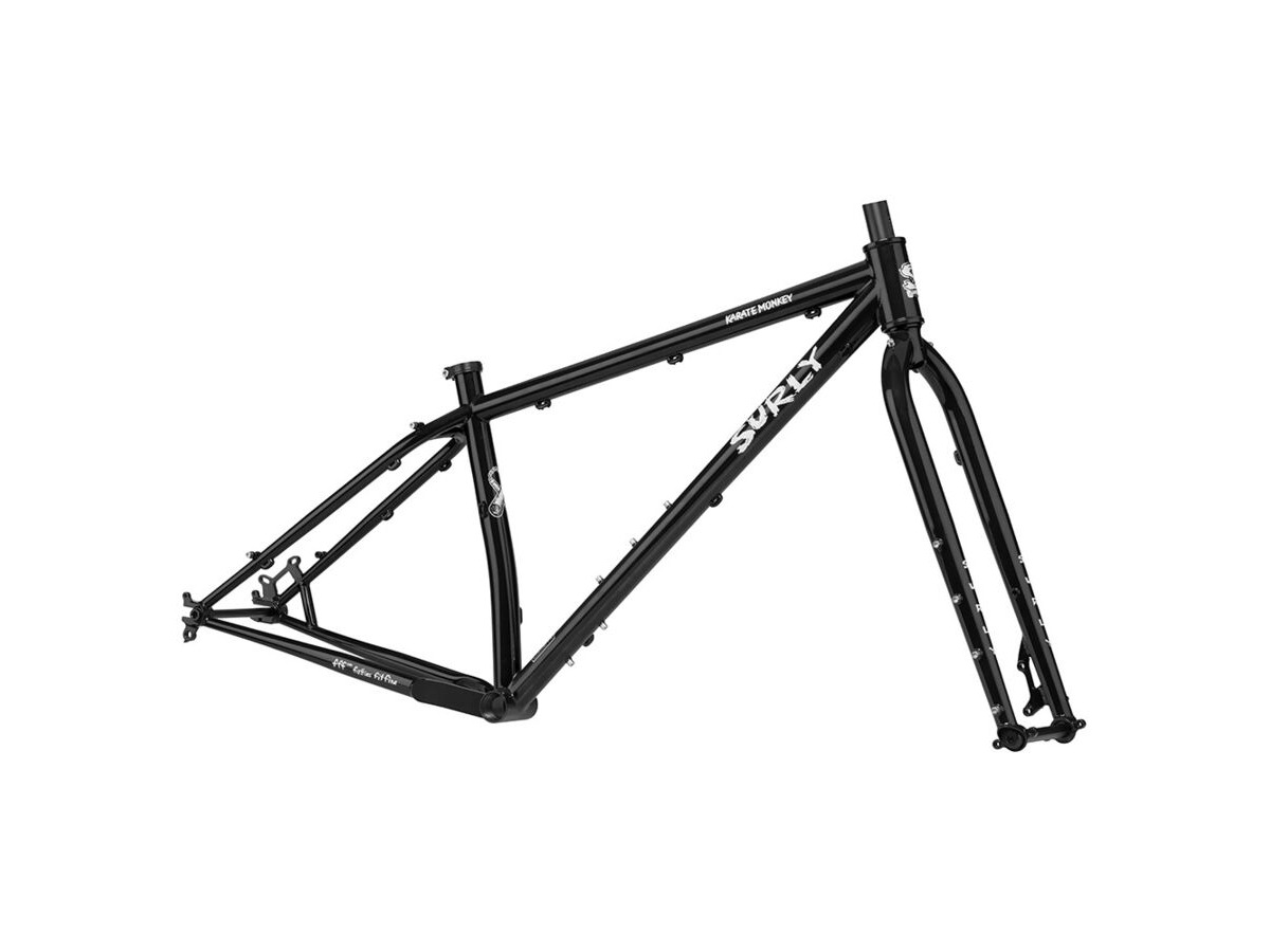SURLY Karate Monkey Frameset 29er Wheel, Butted 4130 Cr-Mo inc Cr-Mo Fork. 145 Dropouts click to zoom image