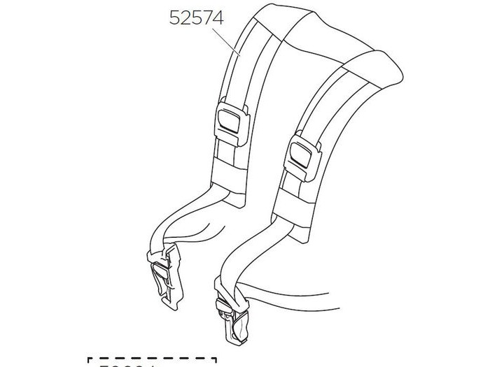 THULE Harness for RideAlong Mini click to zoom image