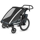 THULE Chariot Cross 2 Double child carrier with cycling and strolling kit click to zoom image