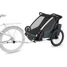 THULE Chariot Cross 2 Double child carrier with cycling and strolling kit click to zoom image