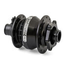 SP PD-6 Power Dynamo Hub Front - 6V-3W - 15x100mm Thru-Axle type. 6-Bolt Disc Mount. For 26"/700c wheels Black  click to zoom image