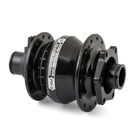 SP PD-6 Power Dynamo Hub Front - 6V-3W - 15x100mm Thru-Axle type. 6-Bolt Disc Mount. For 26"/700c wheels Black 28H Black  click to zoom image