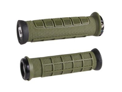 ODI Elite Pro MTB Lock On Grips 130mm - Army Green 