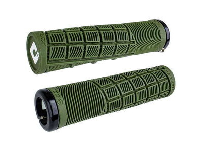 ODI Reflex MTB Lock On Grips 135mm - Army Green 