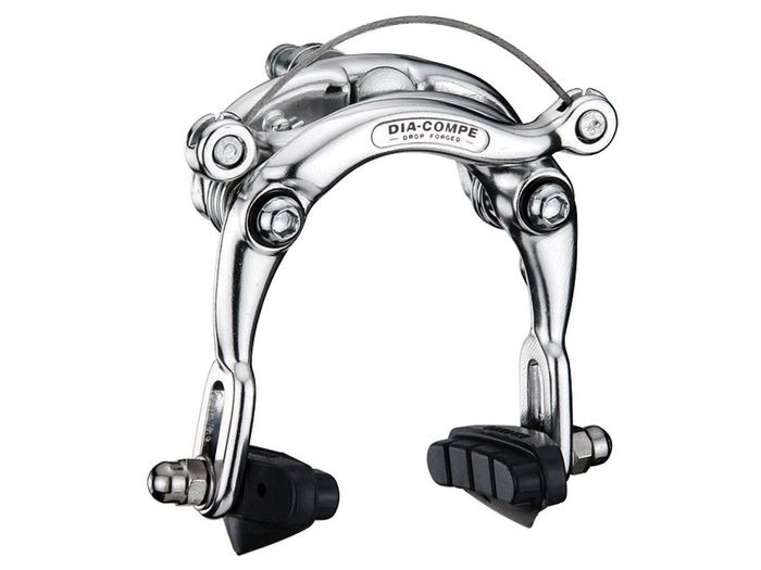 Dia-Compe 750 Center Pull Brakes Silver 60-78mm click to zoom image