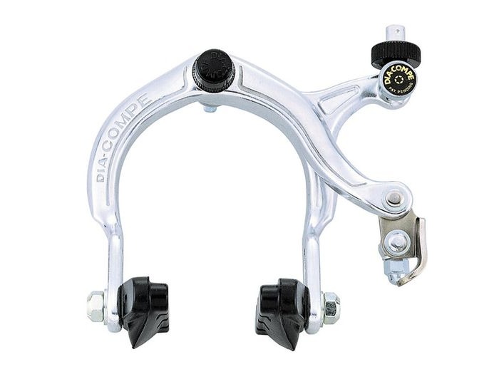 Dia-Compe 883 QR Caliper Brakes Silver 68-86mm Front click to zoom image