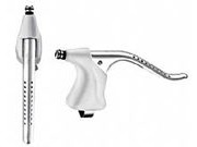 Dia-Compe Gran Compe 202H Road Levers 23.8mm White/Silver  click to zoom image