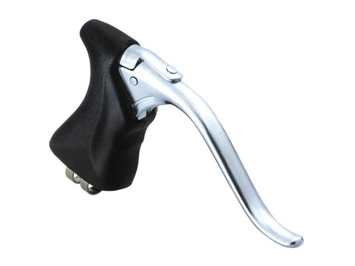 Dia-Compe 204 QR Hooded Drop levers Black/Silver 23.8mm click to zoom image