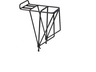 M-PART AX4 rear rack with 4 vertical spurs alloy black 
