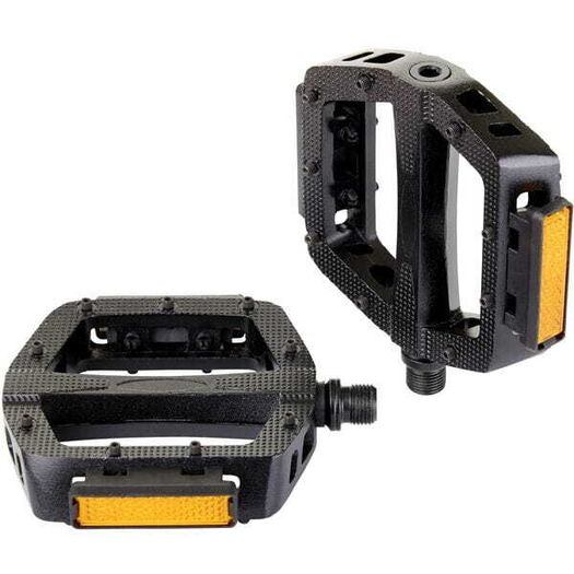 M-PART Primo Alloy platform pedals with screw pins, 9/16 inch thread click to zoom image