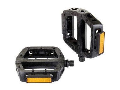 M-PART Primo Alloy platform pedals with screw pins, 9/16 inch thread 