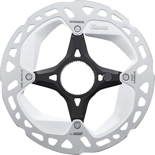 SHIMANO STEPS RT-EM810 Steps rotor with lockring, Ice Tech, 160 mm click to zoom image