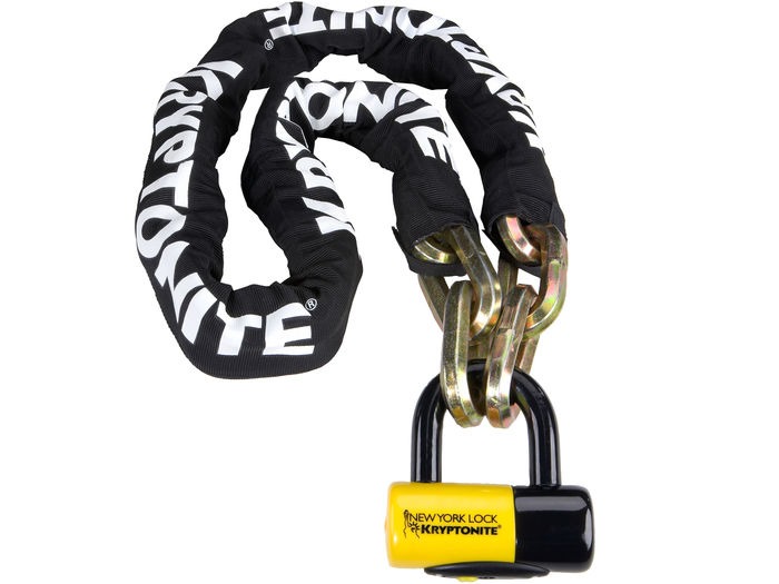 KRYPTONITE New York Fahgettaboudit Chain and NY Disc Lock 150 cm click to zoom image
