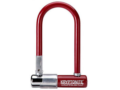 KRYPTONITE KryptoLok Series 2 Mini - with FlexFrame U-bracket Limited Edition Red click to zoom image