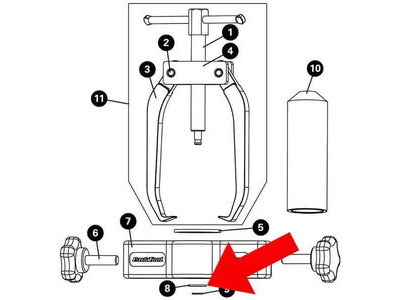 PARK 132S - No 8 Washer From CBP-3 