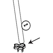 PARK 1451 Leg clip for PCS10/11
