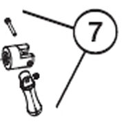 PARK 1680-2 Clamp handle assembly for PCS9