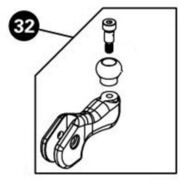 PARK 1966A Cam handle assembly