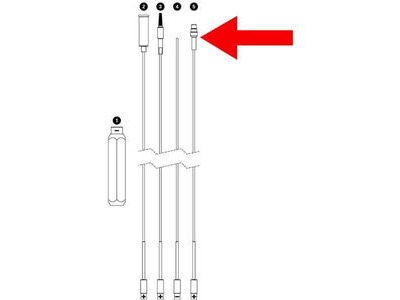 PARK 348 - IR-1.2 Replacement Cable with Di2 Adapter 