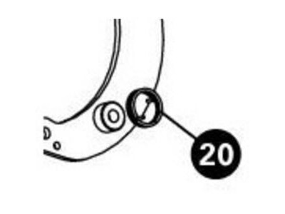 PARK 222SL - Right hand caliper spring for TS-4.2 