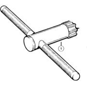 PARK 676 Handle weldment with arbour for BTS1