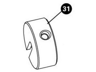 PARK 2753A - Backplate with magnet assembly for SBK-1 