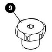 PARK 2174 A - Knob assembly for DT-5 and DT-5.2