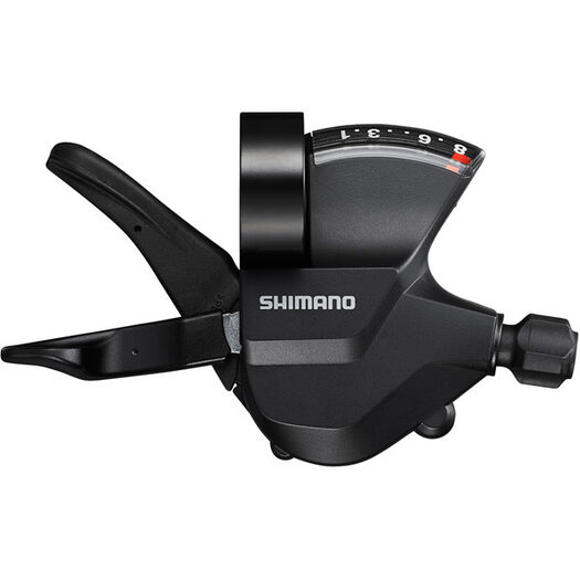 SHIMANO SL-M315-8R shift lever, band on, 8-speed, right hand click to zoom image