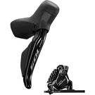 SHIMANO ST-R7170 105 Di2 hydraulic disc STI set, flat mount calliper  click to zoom image
