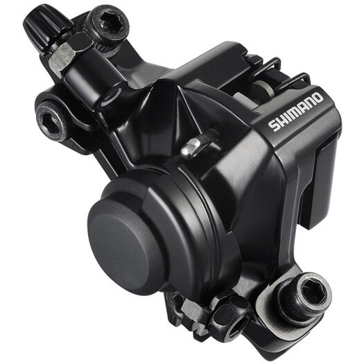 SHIMANO BR-M375 disc brake calliper, without adapter for front or rear, silver click to zoom image