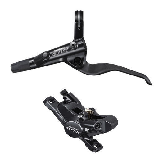 SHIMANO BR-S7000 Alfine bled brake lever/post mount calliper, black, rear left click to zoom image