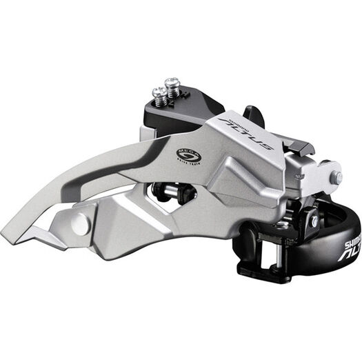 SHIMANO FD-M370 Altus 9speed front derailleur, top swing, dual-pull click to zoom image